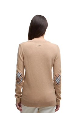 MAGLIONCINO GIROCOLLO KENDLE CREW KNIT BEIGE